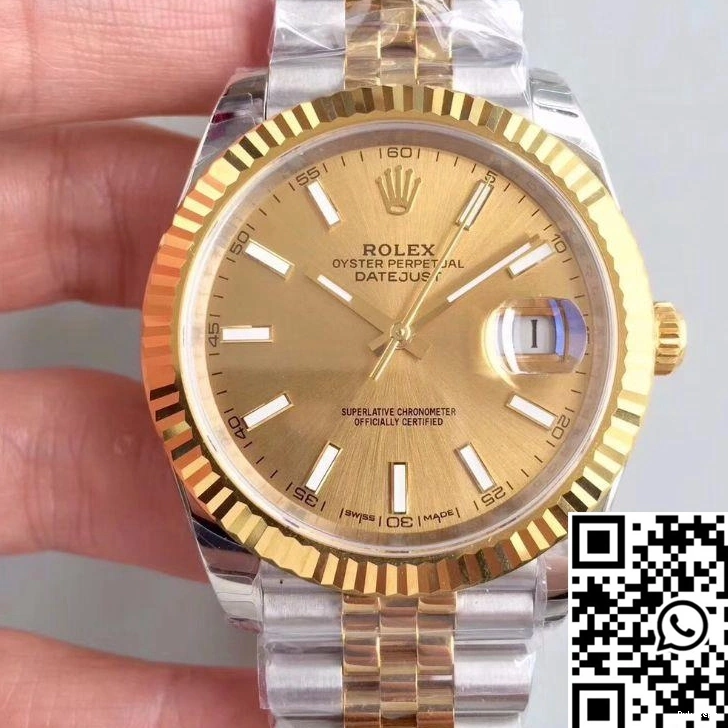 116333 Factory EW II 41MM Dial Yellow Rolex Datejust Gold 0425